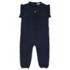 Picture of Wedoble Knitted Ruffle Sleeve Playsuit - Navy