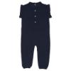 Picture of Wedoble Knitted Ruffle Sleeve Playsuit - Navy