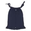 Picture of Wedoble Fine Knit Ruffle Leg Romper - Navy