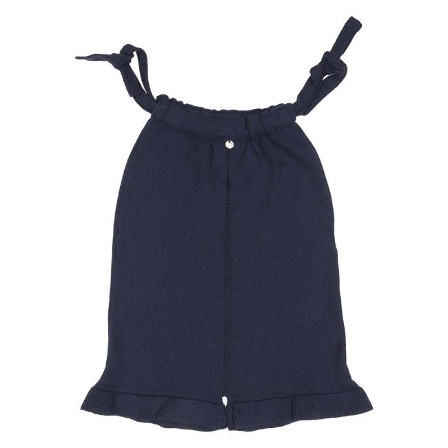 Picture of Wedoble Fine Knit Ruffle Leg Romper - Navy