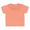 Picture of Wedoble Cobweb Collar Top & Ribbed Leggings Set - Coral Pink