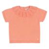 Picture of Wedoble Cobweb Collar Top & Ribbed Leggings Set - Coral Pink