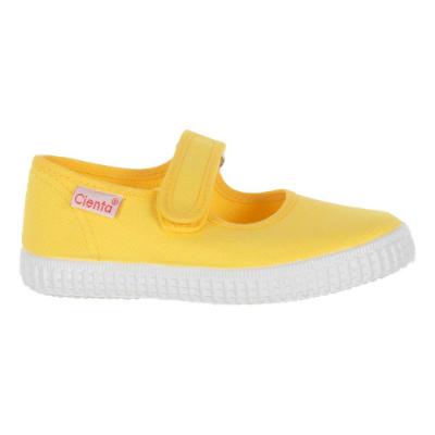 Picture of Calzados Cienta Canvas Mary Jane Shoe - Yellow
