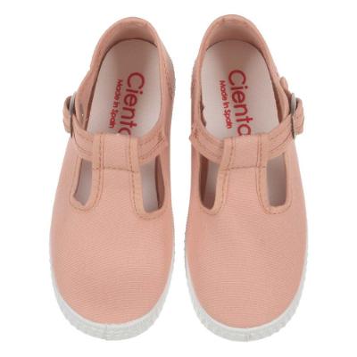 Picture of Calzados Cienta Toddler Canvas T-Bar - Maquillaje Pink