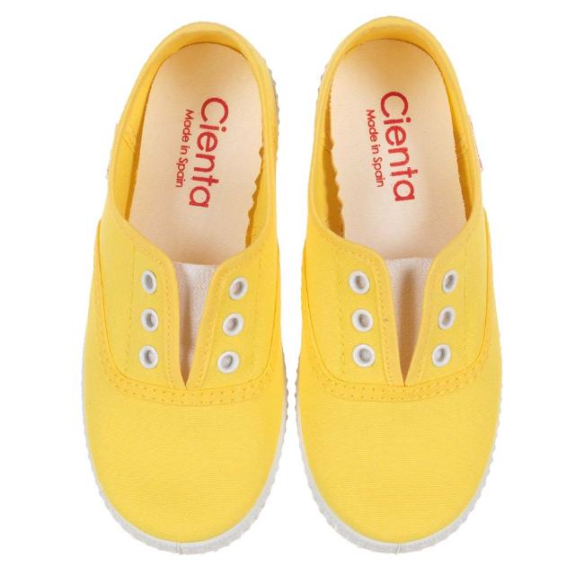 Picture of Calzados Cienta Easy On Canvas Pump - Yellow 