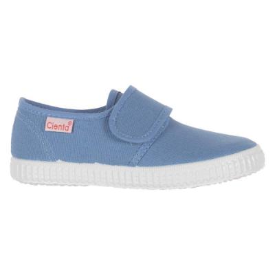 Picture of Calzados Cienta Easy On Single Strap Canvas Pump - Lavanda Blue