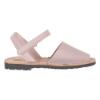 Picture of Calzados Cienta Peep Toe Napa Leather Sandal - Pink