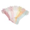 Picture of Meia Pata Openwork Knee Sock Large Organza Side Bow - Baby Pink
