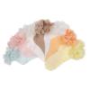 Picture of Meia Pata Occasion Ankle Sock Pleated Tulle Ruffle - Beige