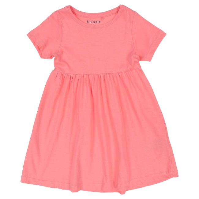 Picture of Blue Seven Girls Easy Wear Dress  - Coral