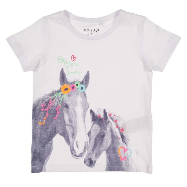Picture of Blue Seven Girls Dream Team Pony Top - White