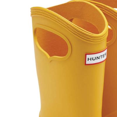 Picture of Hunter Little Kids First Classic Grab Handle Boots - Yellow