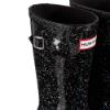 Picture of Hunter Original Kids Giant Glitter Wellington Boots - Black