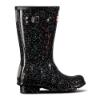 Picture of Hunter Original Kids Giant Glitter Wellington Boots - Black