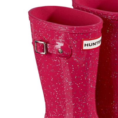 Picture of Hunter Original Kids Giant Glitter Wellington Boots - Thrift Pink