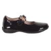 Picture of Lelli Kelly Fuzzy Bear Dolly School Shoe F Fitting - Black Patent 