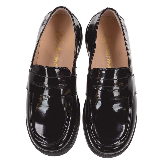 Picture of Naturino Uniform Loafer - Black Patent