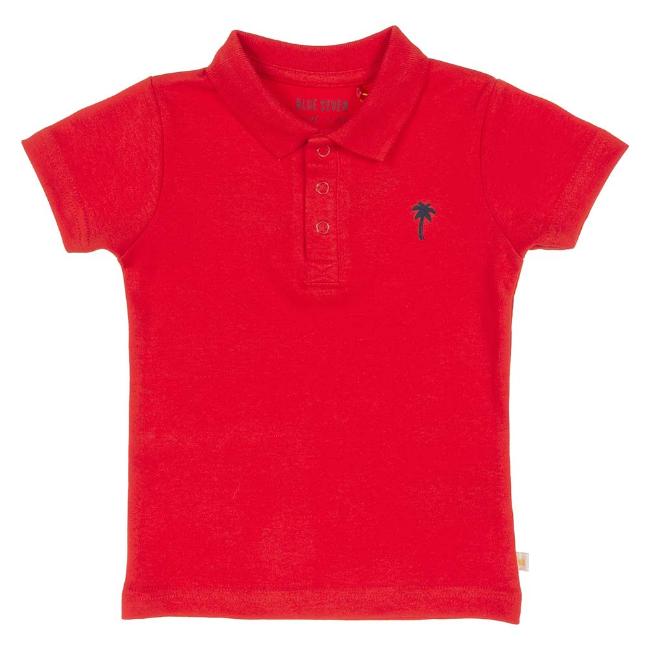 Picture of Blue Seven Mini Boys Polo Top - Red