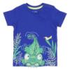 Picture of Blue Seven Mini Boys Croc Top & Shorts Set - Blue