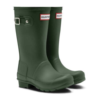 Picture of Hunter Original Little Kids Wellington Boots - Hunter Green