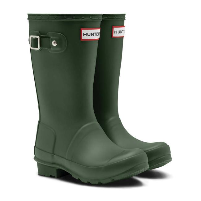 Picture of Hunter Original Little Kids Wellington Boots - Hunter Green