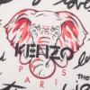 Picture of Kenzo Kids Girls Elephant Love T-shirt - Off White