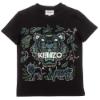 Picture of Kenzo Kids Boys Tiger T-shirt - Black