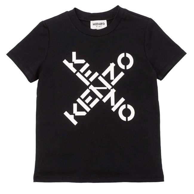 Picture of Kenzo Kids Boys Logo T-shirt - Black