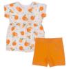 Picture of Blue Seven Mini Girls Dress & Shorts Set - Orange