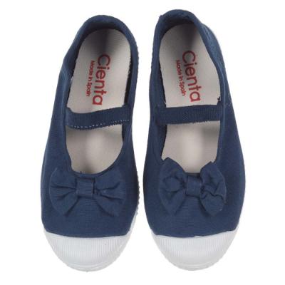 Picture of Calzados Cienta Canvas Easy On Mary Jane With Bow - Azul Navy