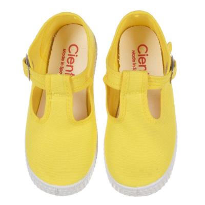 Picture of Calzados Cienta Toddler Canvas T-Bar - Yellow