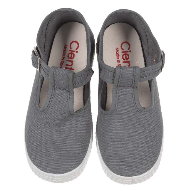 Picture of Calzados Cienta Toddler Canvas T-Bar - Grey