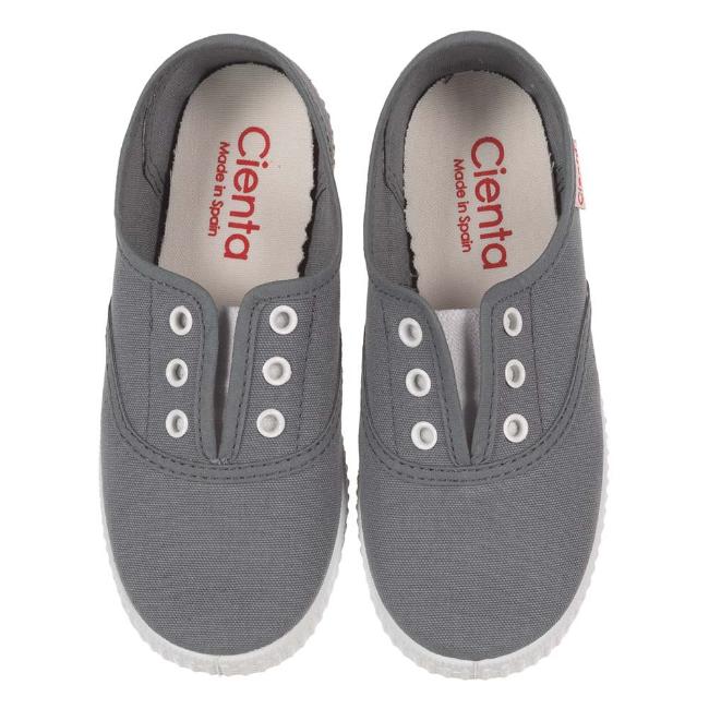 Picture of Calzados Cienta Easy On Canvas Pump - Grey