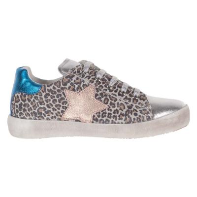 Picture of Naturino ANNIE Leopard Print Pump - Silver 