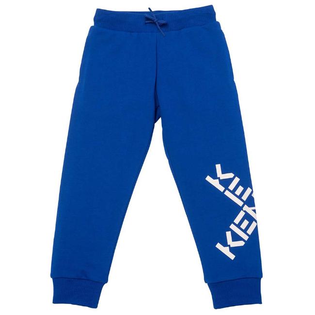 Picture of Kenzo Kids Boys Logo Joggers - Blue