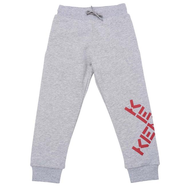 Picture of Kenzo Kids Boys Logo Joggers - Grey