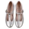 Picture of Panache Girls T Bar Pump - Silver Metallic Leather