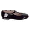 Picture of Panache Girls T Bar Pump - Black Patent