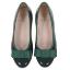 Picture of Panache Ballerina Bow Pump - Green Patent