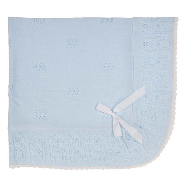 Picture of Mac Ilusion Baby Knitted Shawl - Blue Sky