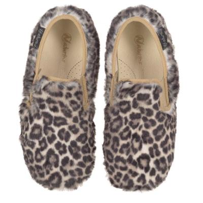 Picture of Naturino Manx Faux Fur Slipper - Beige Leopard
