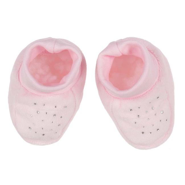 Picture of Caramelo Kids Diamante C Crown Bootie - Pink