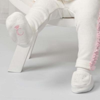 Picture of Caramelo Kids Diamante C Crown Bootie - Ivory
