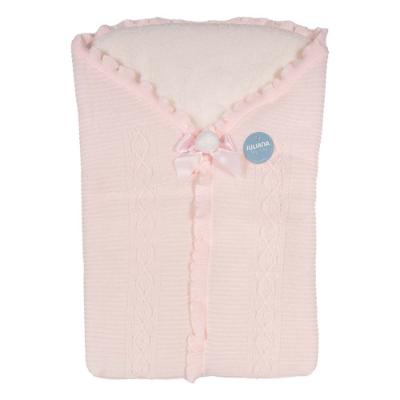 Picture of Juliana Baby Clothes Diamonds Knit Baby Sack - Pink