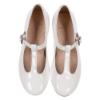 Picture of Panache Girls T Bar Pump - White Patent