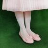 Picture of Panache Ballerina Bow Pump - Strawberry Pink Patent 