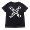 Picture of Kenzo Kids Boys Colourblock T-shirt - Dark Grey