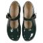 Picture of Panache Girls Mary Jane Shoe - Dark Green Patent