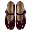 Picture of Panache Girls Mary Jane Shoe - Burgundy Patent