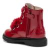 Picture of Lelli Kelly Unicorn Pom Pom Ankle Boot - Red Patent